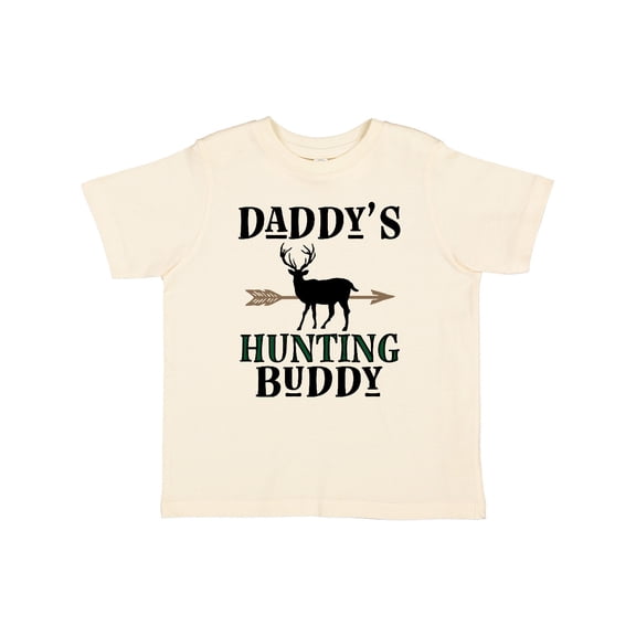 Inktastic Daddy Hunting Buddy Bow Hunter Boys Toddler T-Shirt