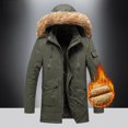 thumbnail image 2 of Fgnfyis Mens Jackets Lightweight Casual Jacket Outdoor Windbreaker Softshell Lined Hooded Sport Coat for Hiking Travel Mens Winter Coats Green XL, 2 of 6