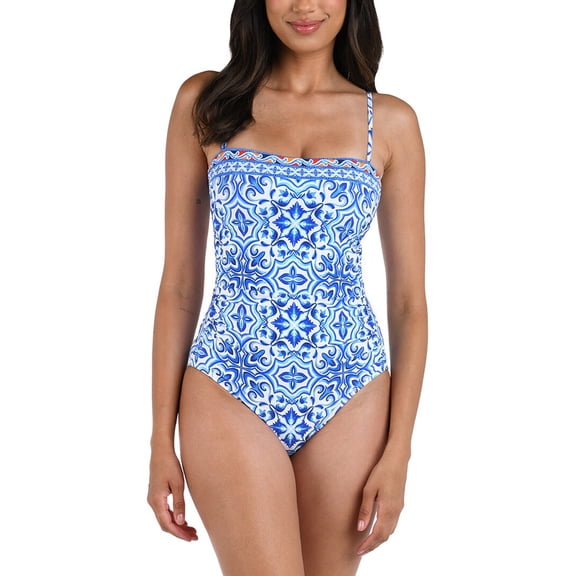 La Blanca womens  One-Piece, 14, Blue