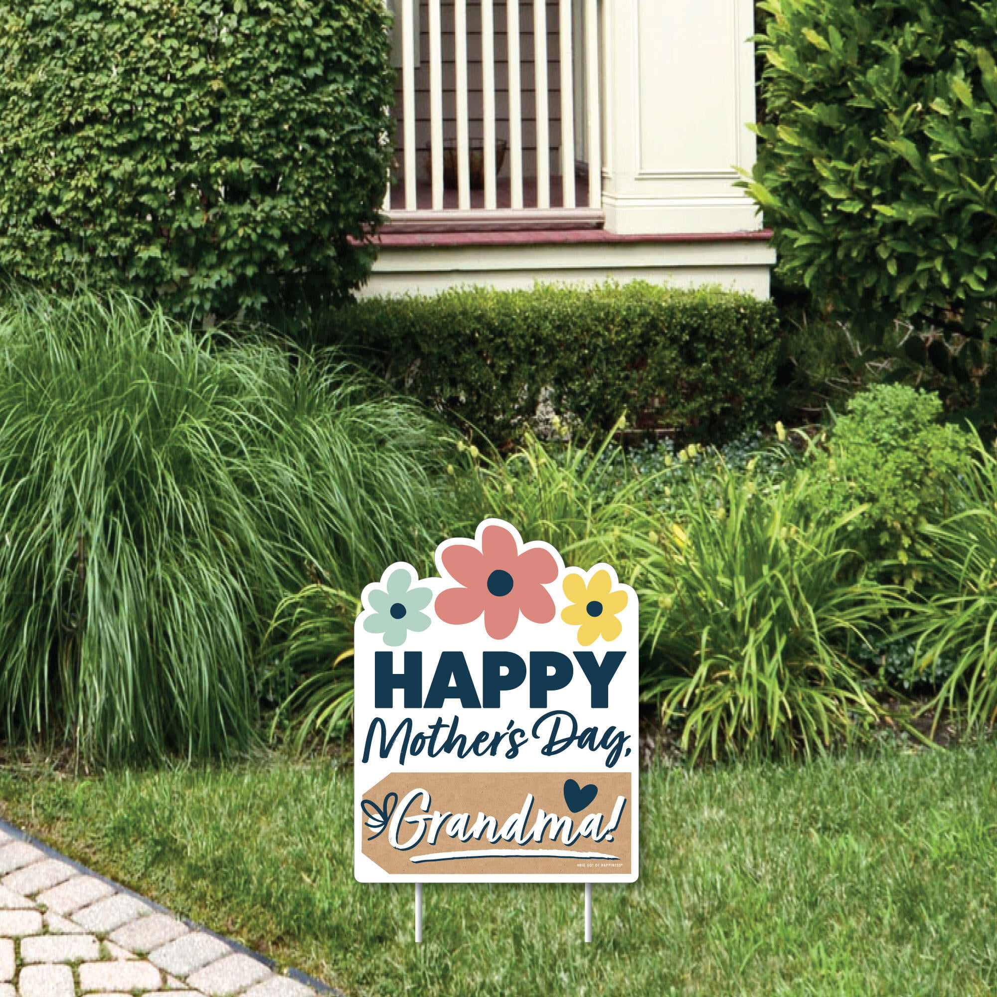 Welcome Home Mom You're Our Hero Novelty Indoor Outdoor Coroplast Yard Sign 