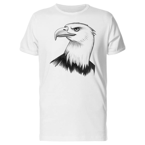 Cool Eagle Head Sketch Tee Men's -Image by Shutterstock