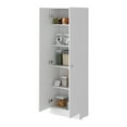 Buxton Tall Storage with 5 Shelves 2Door Kitchen Pantry