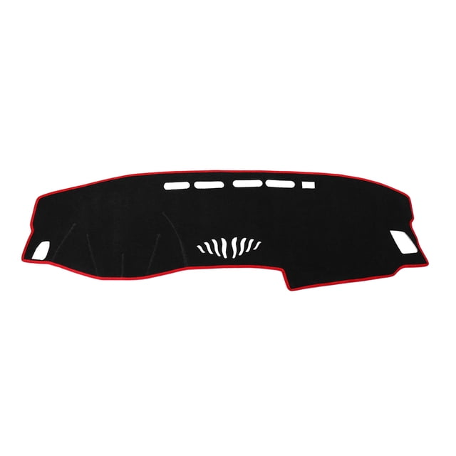Cubierta de salpicadero Unique Bargains Antideslizante Rojo Negro para Honda Accord 2018