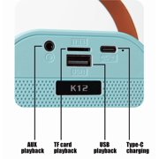 JELLOO Mini Karaoke Machine Portable Bluetooth Speaker with 2 Wireless Mic for Kids, Karafun Premium Songs for All Ages, Christmas Birthday Gifts for Girls Boys