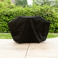 thumbnail image 2 of 66" Gas Grill Cover for 5&6-Burner Grill, Heavy Duty Polyester, Adjustable Buckle Straps, Built-in Pouch, Designed for 720-0983, 720-1095, and Standard 5 & 6-Burner BBQ Grills - 700-20142, 2 of 8