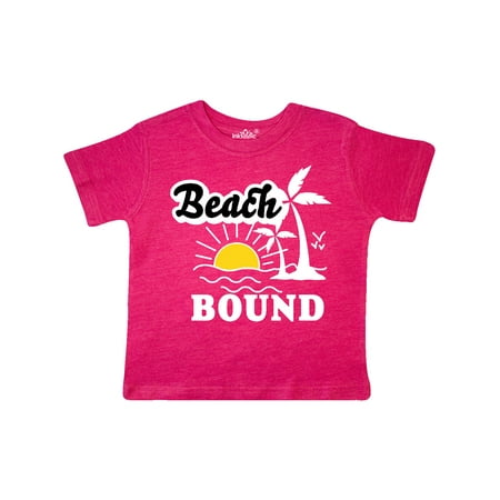 

Inktastic Beach Bound with Sun and Palm Trees Gift Toddler Boy or Toddler Girl T-Shirt
