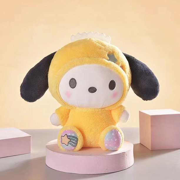 Sanrio-peluche de dibujos animados para niños, juguetes de peluche suaves, Kawali, Kuromi, Hello Kitty, My Melody, Cinnamoroll, regalos de cumpleaños