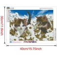 thumbnail image 2 of Yeesam Art 5D DIY Diamond Painting Kit Cat Flowers Cross Stitch Full Drill Rhinestone Embroidery Craft for Home Wall Decor Gift, 2 of 7
