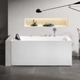 thumbnail image 6 of 59 in. Acrylic Right Drain Rectangular Alcove Whirlpool Bathtub in White, 6 of 7