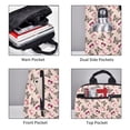 thumbnail image 4 of Naloa Beautiful Butterflies and Hearts Print Lightweight DayBackpack Suitable for school, work, shopping, travel, etc., 4 of 5