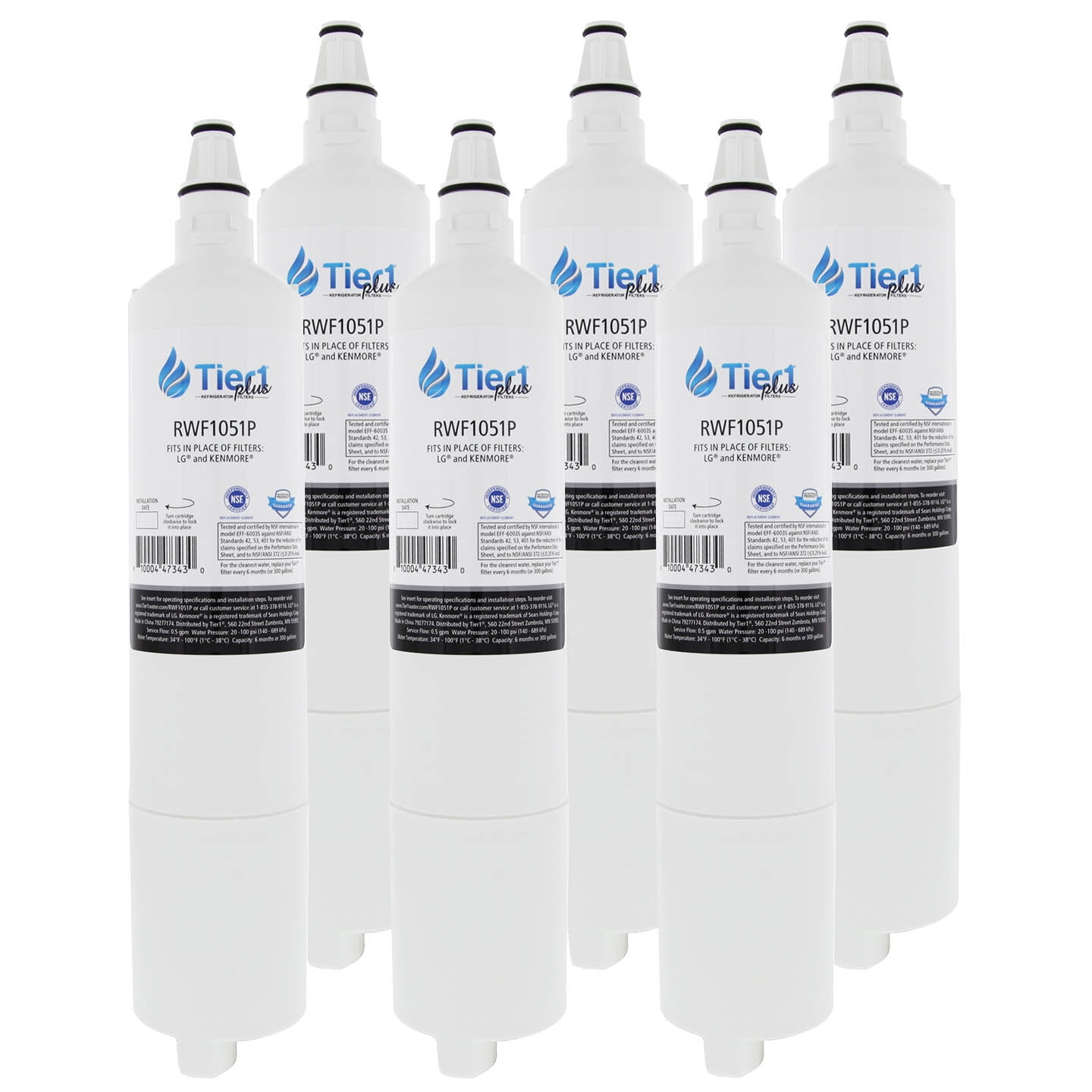 GE, SmartWater Refrigerator Water Filter, MSWF, Ships fast