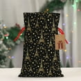 thumbnail image 5 of Xecao Paris Romantic Print Burlap Gift Bags with Drawstring and Gift Tags, Gift Bags, Burlap Bags, Jute Bags for Party, Christmas, DIY Craft Bags-Small, 5 of 9