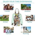 thumbnail image 6 of Daffy Duck Teen Boys Girls Hoodies Cartoon Graphic Hooded Sweatshirts Casual Pocket Pullover Coat for Kids, 6 of 8