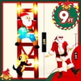 thumbnail image 2 of Decoración navideña inflable para exteriores, acogedor perro de Papá Noel de 9 pies, 2 of 7