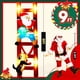 thumbnail image 2 of Decoración navideña inflable para exteriores, acogedor perro de Papá Noel de 9 pies, 2 of 7