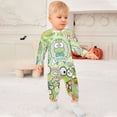 thumbnail image 3 of Keroppi Baby Footless Rompers, Long Sleeve Baby Onesie Jumpsuit for Boys Girls, 3 of 8