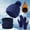 Navy, variant on Women's Winter Thermal Set with Fleece Lining, Thickened Hat Scarf and Gloves for Cold Weather, Warm Three-Piece Accessory Set with Plush Inner,Windproof Winter Gear for Biking and Outdoor Activities