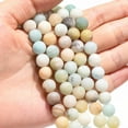 thumbnail image 5 of 1Strand Natural Flower Amazonite Beads Strands Frosted Round 8mm Hole: 1mm about 45~48pcs/strand 15 inch, 5 of 6
