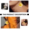 thumbnail image 2 of Weiweiguan 1 Pair Funny Denture Earrings Tooth Shaped Drop Earrings Cartoon 3D Tooth Model, 2 of 7