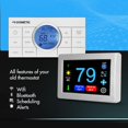 MICROAIR EasyTouch Digital WiFi or Bluetooth Thermostat, Programmable