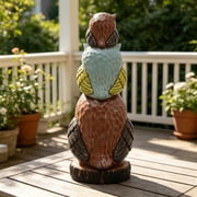 Abble 18 Stacking Owls Sculpture Garden Statue