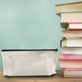 thumbnail image 5 of Canvas Zipper Pouch 10 PCS Makeup Bags with Zipper 4.5 x 8 INCH Blank Cotton Pencil Bag for Crafting, 5 of 7