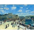 thumbnail image 2 of Renoir, Pierre-Auguste 24x19 White Modern Wood Framed Museum Art Print Titled - Pont Neuf Paris, 2 of 4