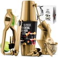 thumbnail image 2 of JoyTable  Bartender Kit - Cocktail Set Kit - Bartender Drink Mixer Shaker Bar Tool Set Gold 16 Piece Set, 2 of 5