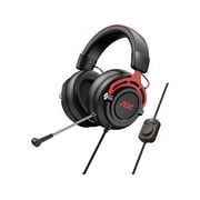 AOC GH300 USB Gaming Headset with RGB-LED Gaming Headset with Detachable Microphone, 50mm Drivers and 7.1 Virtual Surround Stereo with Hi-Fi Audio