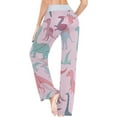 thumbnail image 5 of FREEAMG Women Pajama Pants Lounge Pants Long Stretch Comfy Sleepwear Pink Dinosaur, 5 of 7