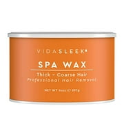 Full Body Spa Wax For Thick to Coarse Hairs - All Natural - Professional Size 14 oz. Tin