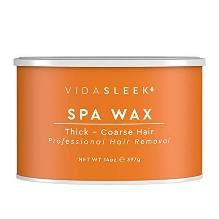 Full Body Spa Wax For Thick to Coarse Hairs - All Natural - Professional Size 14 oz. (Best Hair Products For Thick Coarse Hair)