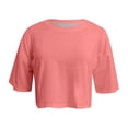 thumbnail image 7 of Womens Short Sleeve T-Shirts Summer Tops Casual Round Neck Solid Short Basic Tees Casual Shirts for Women, 7 of 7