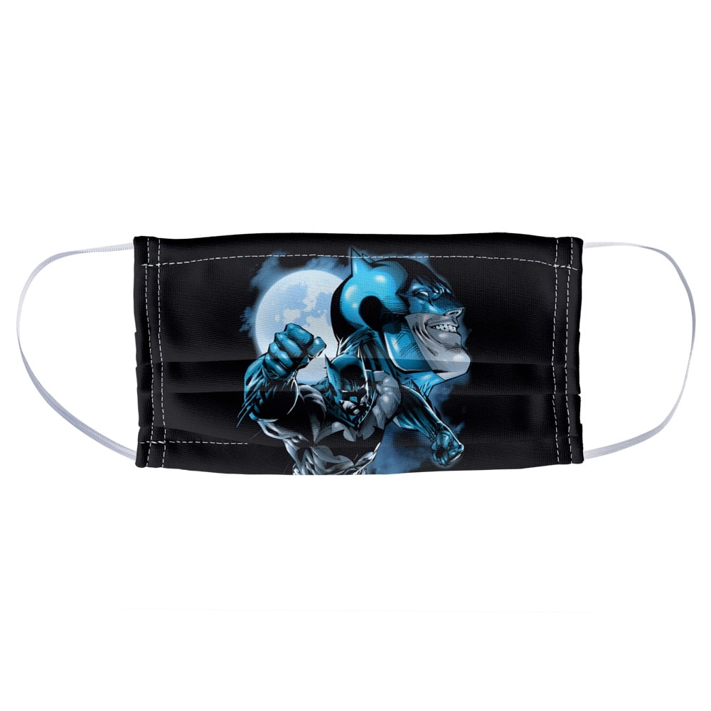 Batman Moonlight Bat 1-Ply Reusable Face Mask Covering, Unisex