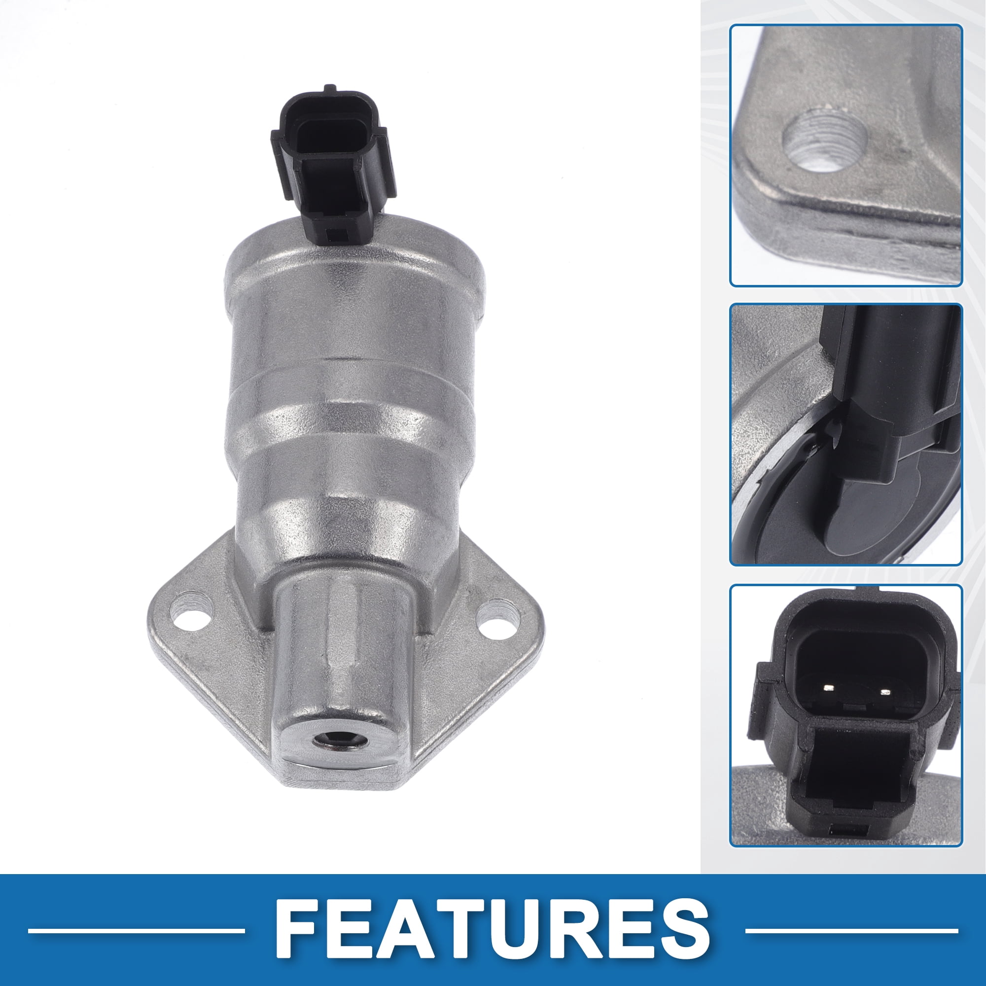 Unique Bargains Car Idle Air Control Valve for Ford for Mustang 1999-2001 Replace No.XR3E9F715AB IACV Idle Motor Idle Air Control Valve for Stable Engine Operation