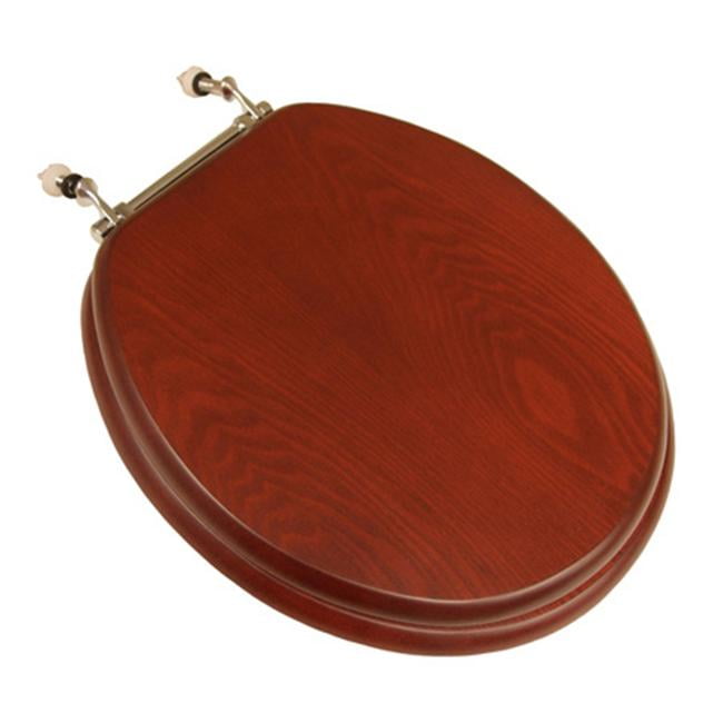 Jones Stephen C1B2R115CH Decorative Finish Round Front Wood Toilet