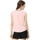 thumbnail image 5 of CAMISAS DE VERANO CON VOLANTES Y MANGAS CORTAS PARA MUJER, CON LAZO EN EL CUELLO, BOTONES, COLOR ROSA, 5 of 7
