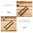 thumbnail image 3 of HINTRMENT Hidden Hinges Cabinet Doors Plastic Black Smooth Sliding Furniture Assembly 1 Set, 3 of 8