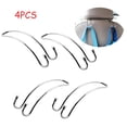 thumbnail image 1 of YOPTOP 4Pcs Car Seat Hooks, Rhinestone Universal Organizer Hooks Car Headrest Hangers Hooks, Bag Organizers Rack and Hanger, Strong and Durable Auto Backseat Storage Hooks, 1 of 6