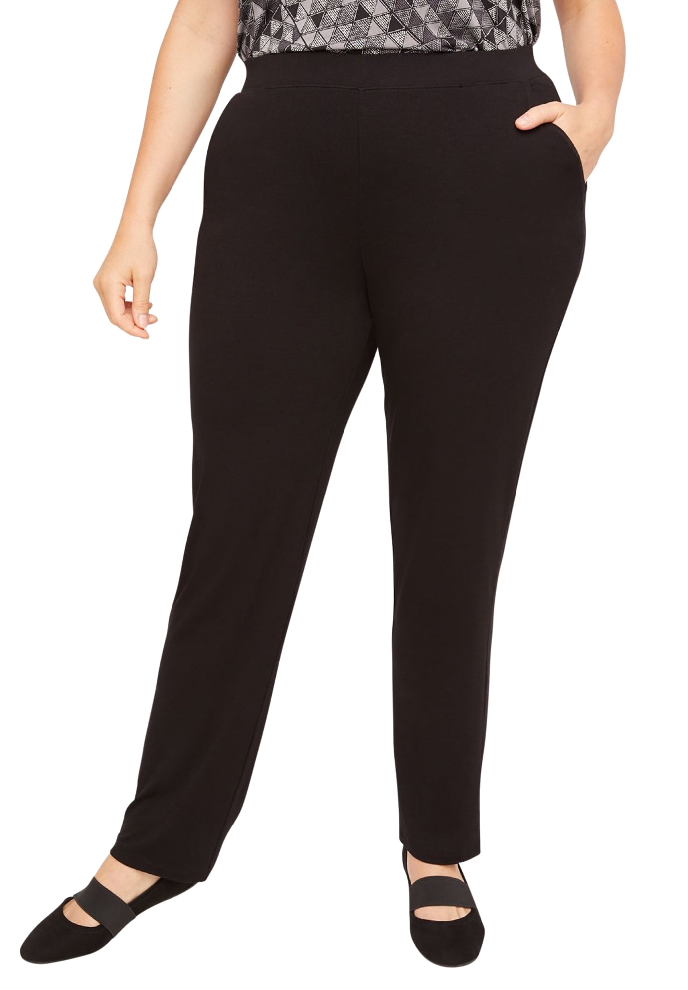 Catherines Women's Plus Size Anywear Classic Pant - Walmart.com