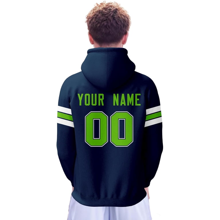 Hoodies Custom Football Sweatshirt Novelty Hoodie Personalized