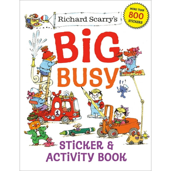 Richard Scarry's Big Busy Sticker & Activity Book, (Paperback)