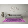 thumbnail image 3 of Ahgly Company Indoor Square Persian Purple Traditional Area Rugs, 7' Square, 3 of 4