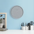 thumbnail image 5 of La Crosse Clock Co. 12-inch Everly Gray Silent Quartz Analog Clock, 404-3831-Int, 5 of 6