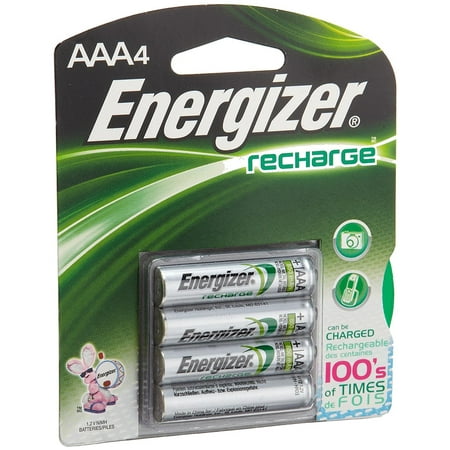 AAA Battery, Rechargeable, 4 ct, Battery_Type - Rechargeable By