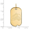 thumbnail image 2 of Women's Colorado Avalanche Gold Plated Small Dog Tag, 2 of 4