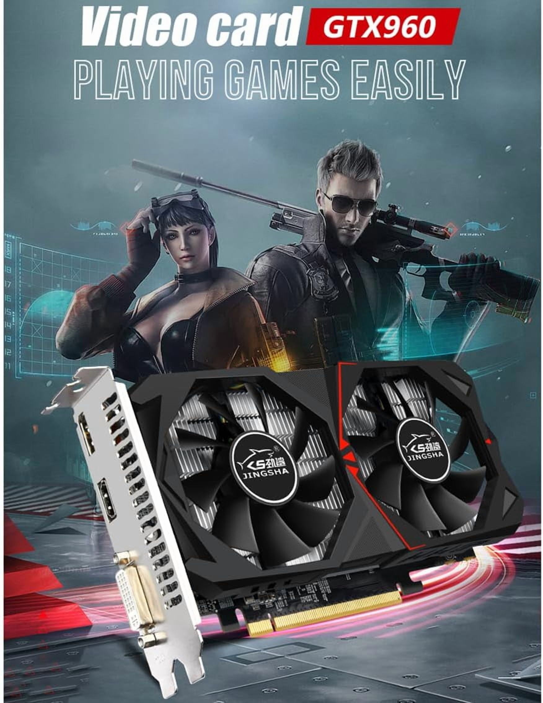 GTX 960 Graphics Card, 4GB GDDR5 128-bit, Video Card for Gaming PC,DP, HDMI, DVI,Computer GPU, PCI Express x16