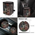 thumbnail image 4 of Yuyamidu USA Flag Auto Seat Covers Full Set of 13 with Camo Deer Steering Wheel Cover Seatbelt Shoulder Pad Trash Bin Rearview Mirror Cover Coasters Keychain Car Interior Set, 4 of 5