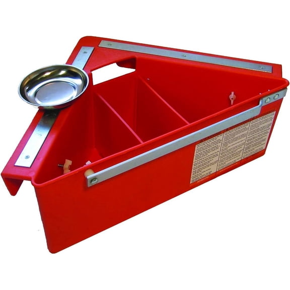 Aerial Tool Bin ATB-1312 Professional Tool Organizer for Scaffolding, Scissor Lifts, Boom Lifts, Swing Stage Railings, Mast Climbers, and Aerial Platforms