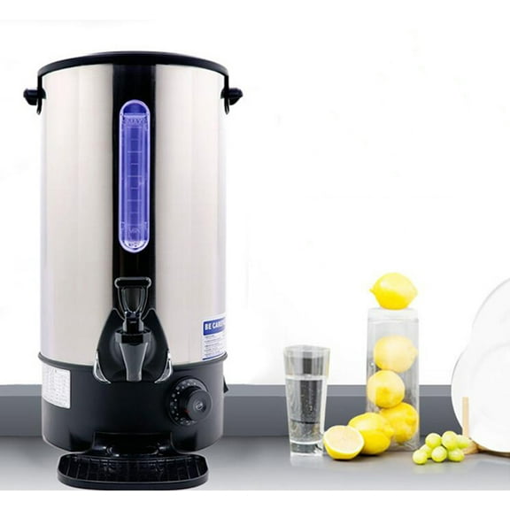 TECHTONGDA Hot Water Dispenser Office Home Stainless Steel Heater Kettle Silver 12.9L